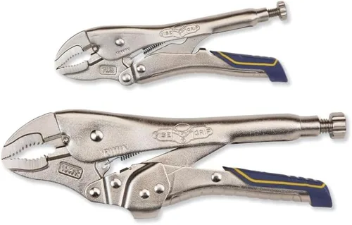 Vista 4 de IRWIN VISE-GRIP Paquete combinado de alicates de bloqueo, mandíbula curva, 7 pulgadas y 10 pulgadas (IRHT82590)