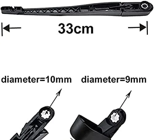 Vista 4 de Car rear windshield wiper blade wiper arm,for Opel for Zafira B MK2 2005-2014,Windscreen Wiper Assembly Replacement