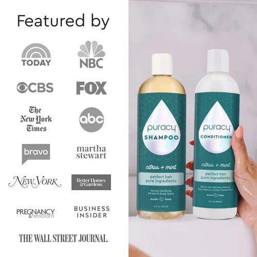 Vista 8 de Puracy Recambio de champú natural, 48 onzas líquidas, el cabello se mantiene más limpio durante más tiempo con LexFeel N5, sin sulfatos
