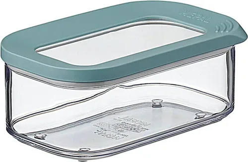 Vista 2 de Mepal Contenedor transparente para almacenamiento de alimentos rectangular - Caja de almacenamiento con tapa - Contenedor y organizador de cocina