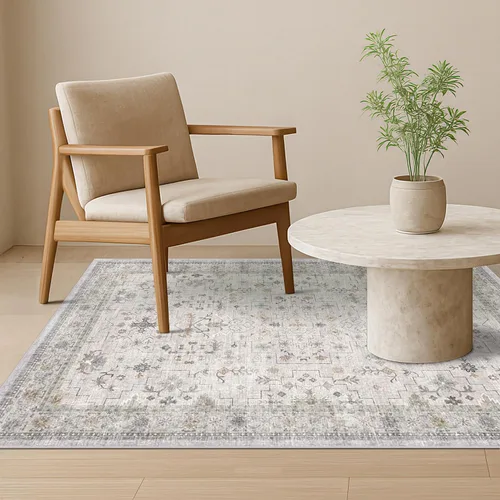 Vista 68 de Hazo Haus – Alfombra pequeña para entrada, cocina o baño, antideslizante con base de goma, resistente a las manchas y a la decoloración, diseño