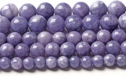 Vista 128 de 4MM 86 piezas Cuentas sueltas de piedra natural de amazonita calcedonia para hacer joyería DIY Pulsera Collar 1 hebra