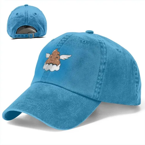 Vista 4 de MULIHU Cute Angel Poo Baseball Cap for Men Women Hats Cotton Trucker Caps Adjustable Dad Hat