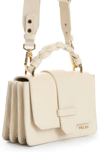 Vista 10 de VELEZ Bolsos de cuero de grano completo para mujer, bolso bandolera de diseñador 01 Negro