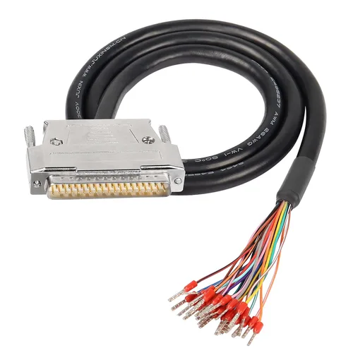 Vista 8 de Adaptador de conector XMSJSIY DB37 Cable de extensión serie de 37 pines Cable de repuesto de puerto de 37 pines sin soldadura con cable desnudo