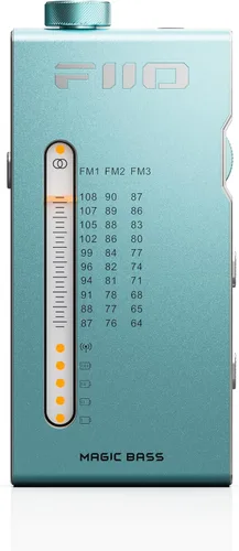 Vista 14 de FiiO RR11 Receptor de radio estéreo portátil HiFi FM con sintonización analógica PVR, efectos de sonido BASS+3D, 64MHz-108MHz