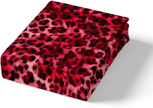 Vista 4 de Feelyou Juego de ropa de cama con estampado de leopardo para niños, tamaño individual, funda de edredón de guepardo safari, funda de edredón de piel