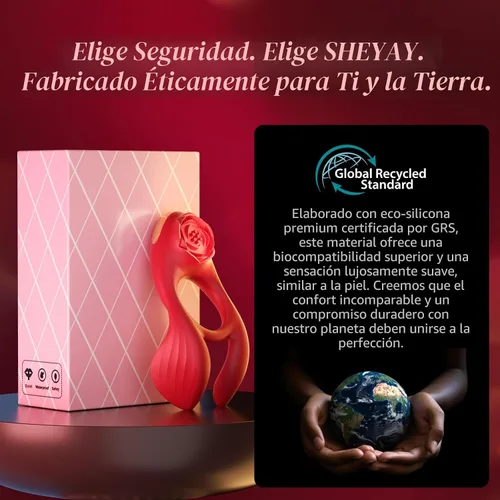 Vista 2 de Anillo Vibrador para el Pene para Parejas, Juguete Sexual para Hombres y Mujeres, Anillo de Pene Masculino Funda de Silicona Juguetes para Adultos