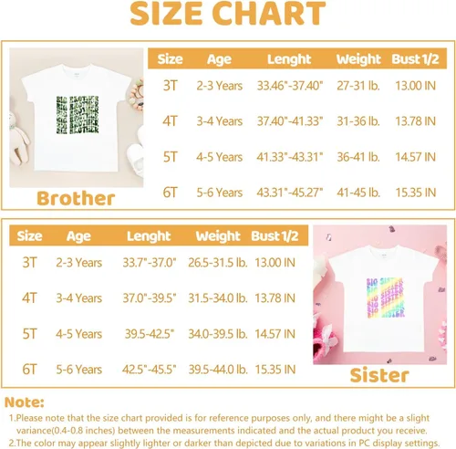 Vista 8 de Camiseta Big Brother para niños, camiseta Big Bro para niños, camisa de vaquero para niños, camiseta de algodón con estampado de letras divertidas