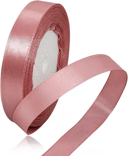 Vista 51 de Cinta de Satén Beige de Color Sólido, 1-1/2 Pulgadas x 25 Yardas, Cinta de Satén de Tela para Envolver Regalos, Manualidades, Hacer Lazos