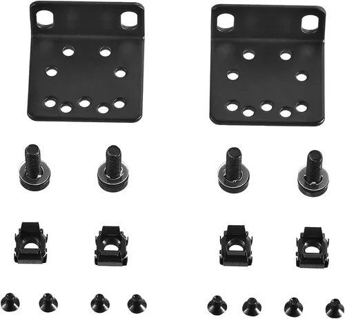 Vista 7 de Kit de oído para rack TP-Link de 19 pulgadas para interruptores de montaje en rack 1U Extensor de ancho de 17.3 a 19 pulgadas