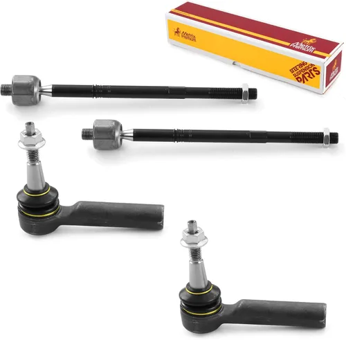 Vista 46 de Metrix Premium Chassis Parts - Kit de 4 piezas de extremos de barra de acoplamiento frontal exterior e interior compatible con Nissan Pathfinder
