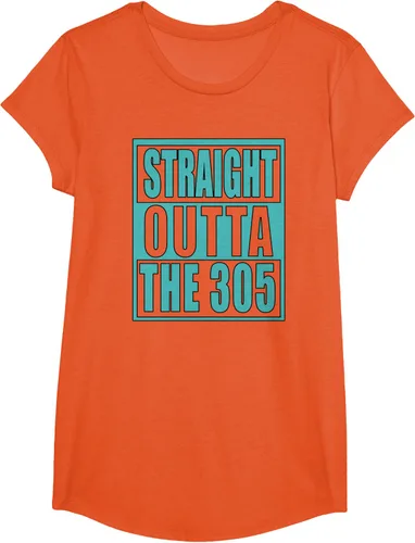 Vista 29 de Miami Straight Outta The 305 Funny South Florida Fan - Camiseta