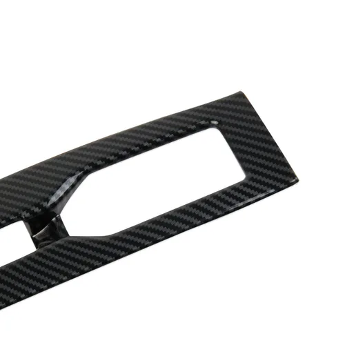 Vista 6 de Cubierta de Panel de Interruptor de Ventana de Puerta Delantera Interior de Fibra de Carbono para Ford F150 2021+ Accesorios de Decoración