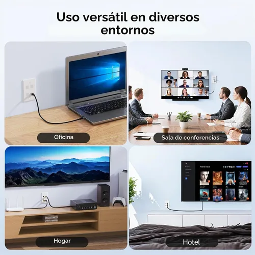 Vista 6 de Cable Matters - Paquete de 10 placas de pared Keystone de perfil bajo de 4