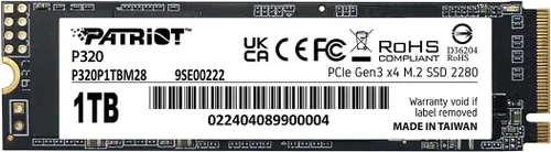 Vista 6 de Patriot P320 128GB PCIe Gen 3x4 M.2 2280 SSD