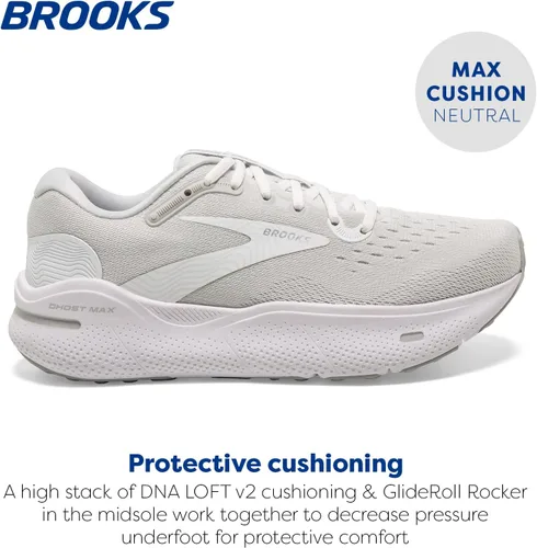 Vista 2 de Brooks Zapatillas Ghost Max Cushion Neutral para correr y caminar para mujer
