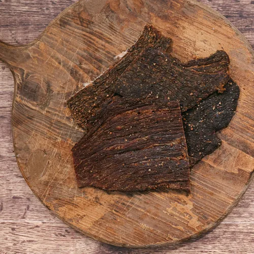 Vista 5 de Mahogany Smoked Meats: Carne seca con pimienta - 16oz