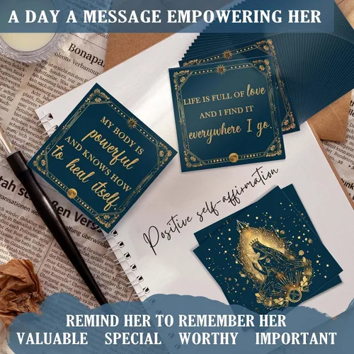 Vista 5 de Regalos de cumpleaños para hermanas, estatua de abrazo blanco, portavelas de abrazo con 50 tarjetas de afirmación diarias, regalo motivacional
