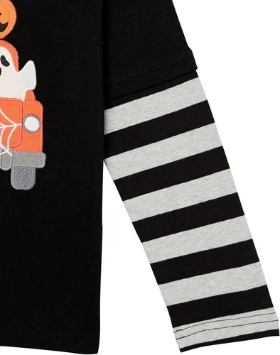 Vista 2 de Gymboree Camisetas de manga larga bordadas para niños y niños pequeños