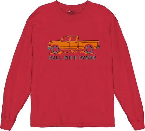 Vista 94 de Tee Hunt Camisetas gráficas y camisetas sin mangas para hombre Roll with Power Pickup Truck