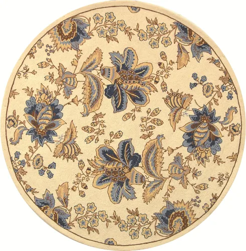 Vista 11 de SAFAVIEH Chelsea Collection - Alfombra decorativa de 1 pies 8 pulgadas x 2 pies 6 pulgadas, color marfil, lana de campo francesa enganchada a mano