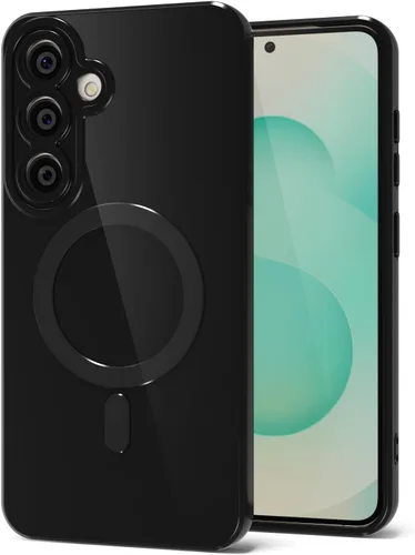 Vista 103 de Svanove Funda magnética de silicona para Samsung Galaxy S22, compatible con Magsafe, bonita funda para mujer, goma de gelatina brillante delgada