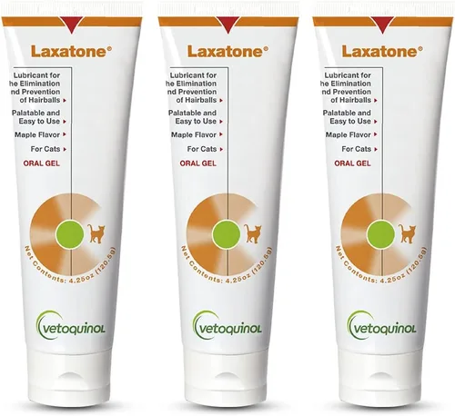 Vista 9 de Vetoquinol Laxatone, gel de bola de pelo de arce para gatos, 4.25 onzas