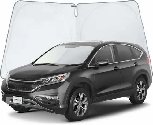 Vista 10 de Clim Art - Parasol para parabrisas de Nissan Pathfinder 2022-2024, plegable, personalizado, protector solar para vehículo, cubierta para parabrisas