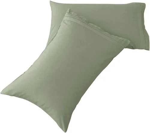 Vista 13 de SONORO KATE Juego de fundas de almohada de lujo de microfibra cepillada 1800 Bedding - antiarrugas, (beige, 2 fundas de almohada estándar)