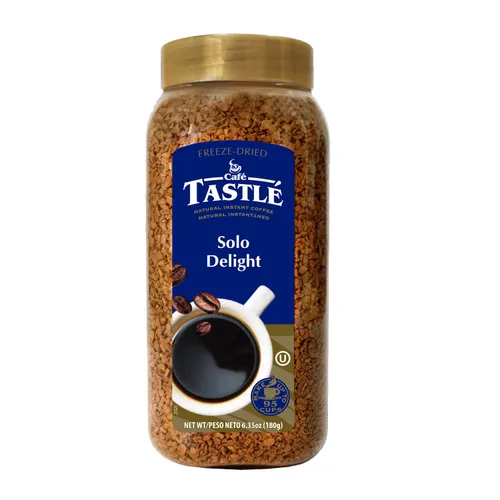 Vista 5 de Café Tastlé Supremo Blend & Solo Delight 6.35 onzas de café instantáneo variado, paquete de 2