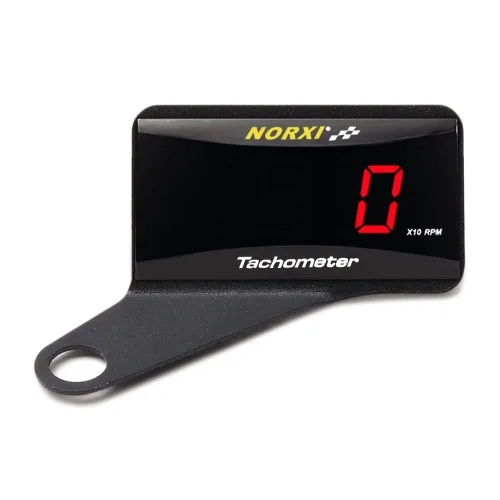 Vista 9 de Taquímetro Digital Universal Medidor RPM para Motocicleta y Auto, Impermeable, Electrónico (Azul)