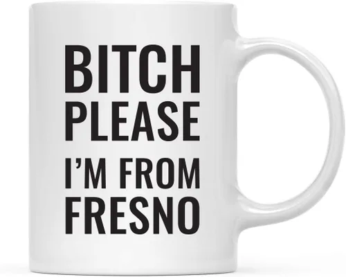 Vista 27 de Andaz Press Taza de café de 11 onzas, regalo de broma, Bitch Please I'm from Alabama, paquete de 1, incluye caja de regalo, divertidas ideas