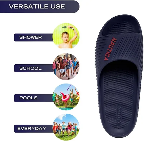 Vista 3 de Nautica Men's Arnon Comfort Slide Sandals