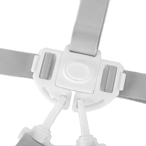 Vista 5 de Reemplazo de arnés de silla alta, correas ajustables para silla de bebé, arnés de 5 puntos, correa de seguridad para bebé con hebilla para cochecito