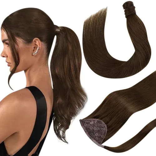 Vista 21 de Hetto Yaki - Extensiones de cabello humano real con clip, color negro azabache, extensiones de cabello rizado con clip, de 14 pulgadas, 5