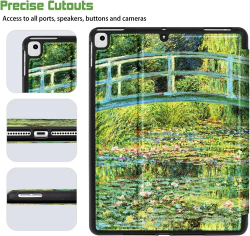 Vista 8 de Funda para iPad de 9ª/7ª/8ª generación de 10.2 pulgadas, compatible con iPad Pro de 10.5 pulgadas, funda para iPad Air de 3ª generación de 10.5