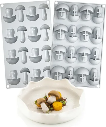 Vista 12 de mostsom Moldes de Chocolate de Girasol para Hacer en Casa (DIY), Moldes de Silicona para Dulces, Bandejas Antiadherentes para Hornear Galletas