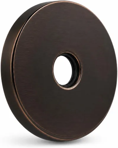 Vista 6 de Corla Moderno plato de escudo de 3.5 pulgadas extra grande Brida de brazo de ducha, cubierta de repuesto universal redonda de 3 1/2 pulgadas