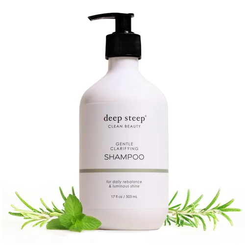 Vista 10 de Deep Steep High Shine - Champú de aceite de coco, 17 onzas, champú hidratante con aloe vera, aceite de argán, proteína de arroz y glicerina, sin