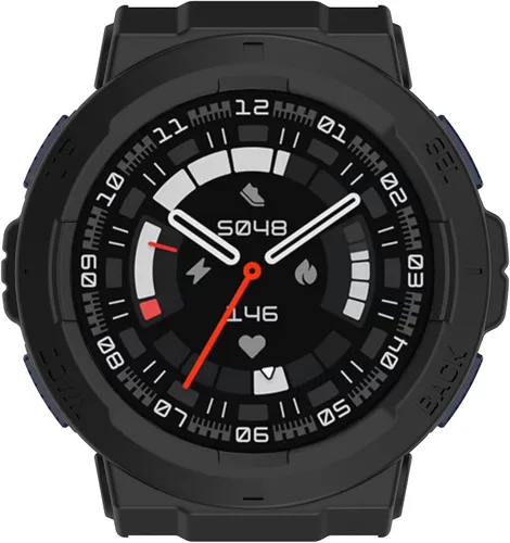 Vista 5 de TenCloud Funda compatible con Amazfit Active Edge (A2212), accesorio de protección resistente para reloj Amazfit Active Edge
