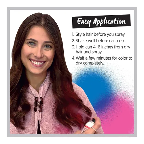 Vista 7 de L'Oreal Paris Color para pelo colorista, espray de un día, Plateado