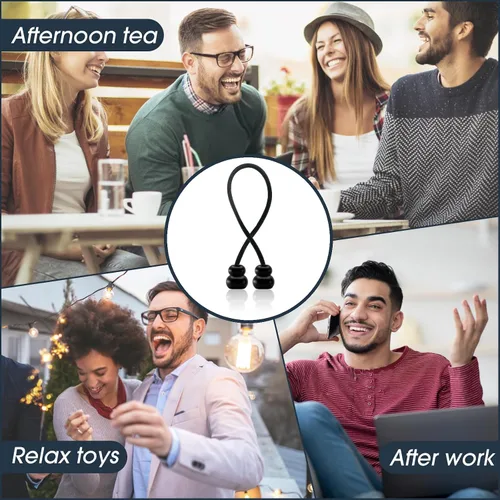 Vista 5 de Cuentas Fidget - Cuentas Fidget Antiestrés Spin & Bump - Hechas de aleación de aluminio - para hombres, mujeres y jóvenes jugadores hábiles crea un