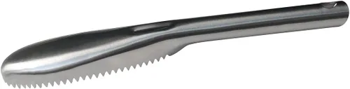 Vista 5 de Desincrustador de pescado, desincrustador de peces de acero inoxidable 304, herramienta descalcificadora de peces de dientes de sierra para cocina