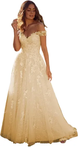 Vista 3 de Vestidos de novia de encaje boho para novia 2025 vestidos de baile de tul de manga larga vestido de novia de satén vestido de novia de sirena