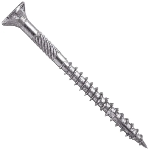 Vista 110 de 8 x 1 revestimiento exterior recubierto de bronce, tornillo de madera multiusos compatible con ACQ, cabeza plana Torx/Star Drive de 1 libra, 288