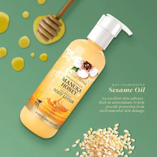 Vista 6 de Wild Ferns Loción Corporal Nutritiva Miel de Manuka