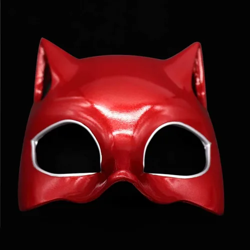 Vista 7 de Bulex Persona 5 Ann TakamakiGoro AkechiQueenRyuji SakamotoQueen Half Face Mask Resin Cosplay