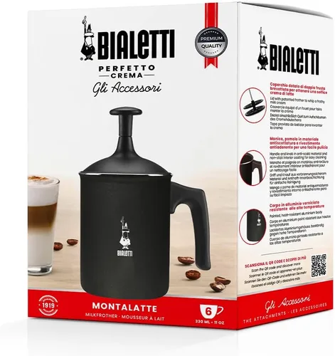 Vista 3 de Bialetti 00AGR395 Tutto Crema Espumador de Leche, Negro