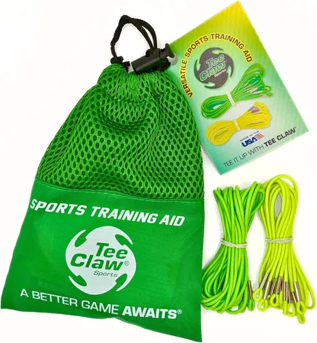 Vista 3 de Tee Claw - Paquete de 20 cordones para práctica de golf - Ayuda de entrenamiento multiusos, béisbol y otros deportes